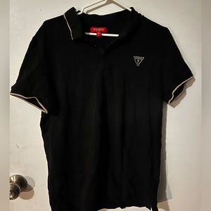 Black & Gold Guess Tee
